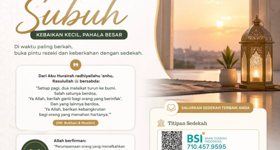 sedekah subuh